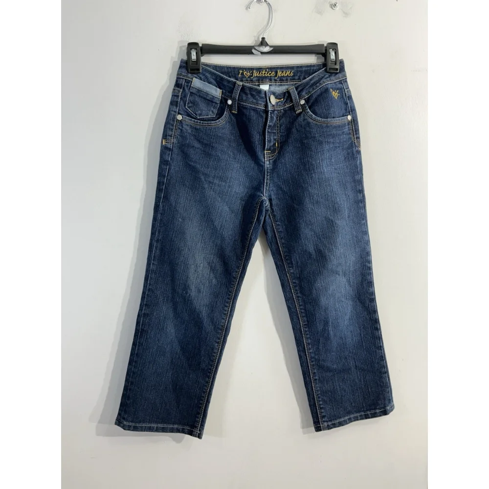 Girls Justice Jeans 14 R Blue Jeans